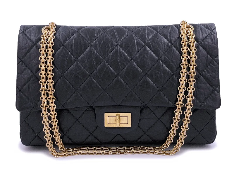 Chanel Quilted Leather Shoulder Bag for FashionistasChanel Black Aged Calfskin Reissue Large 227 2.55 Flap Bag GHW