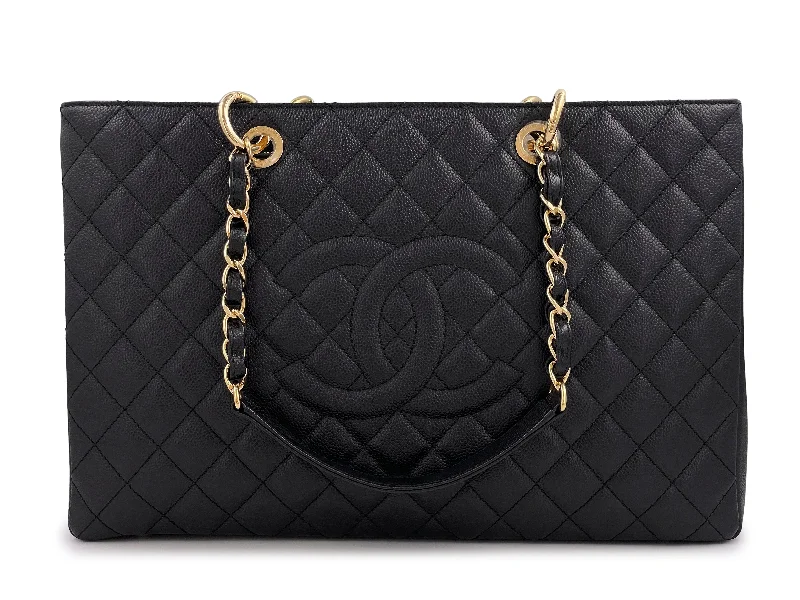 Chanel Limited Edition Handbag for CollectorsChanel Black Caviar XL GST Grand Shopper Tote Bag GHW