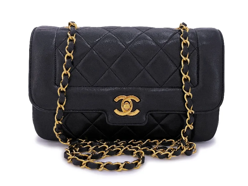 Chanel Small Crossbody Bag for TravelChanel 1991 Vintage Small Geometric Diana Flap Bag 24k GHW