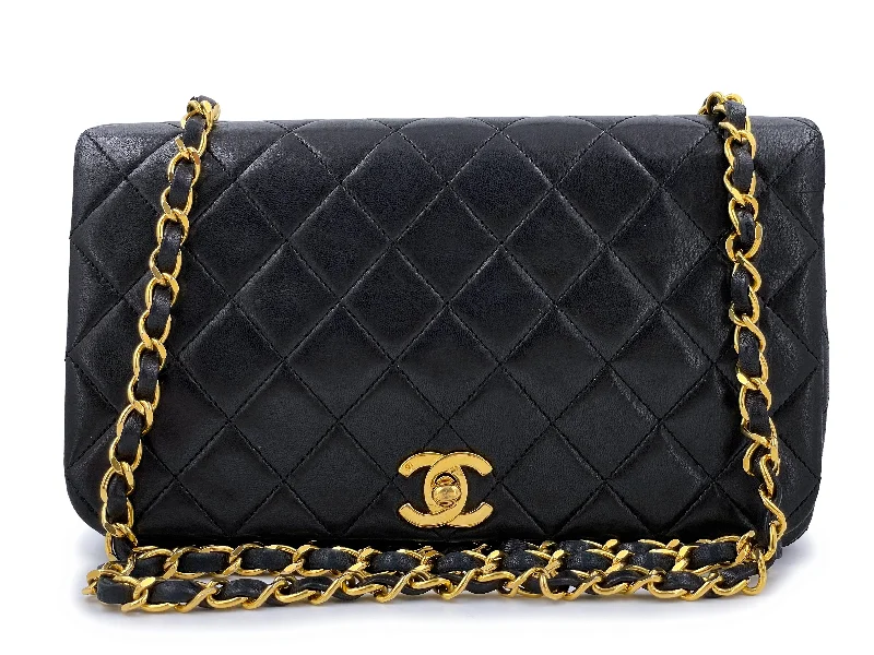 Chanel Medium Tote Bag for Office LadiesChanel 1989 Vintage Black Timeless Quilted Full Flap Bag 24k GHW