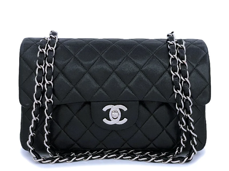 Chanel New Arrival Handbag with Gold HardwareChanel 2001 Vintage Black Small Classic Double Flap Bag SHW Lambskin