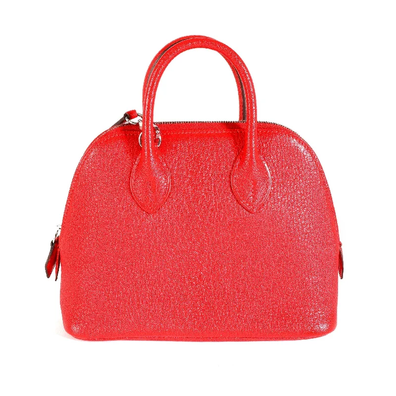 Light - Colored Hermes Bags for Spring and Summer AppealHermès Rouge De Coeur Chévre Mini Bolide PHW