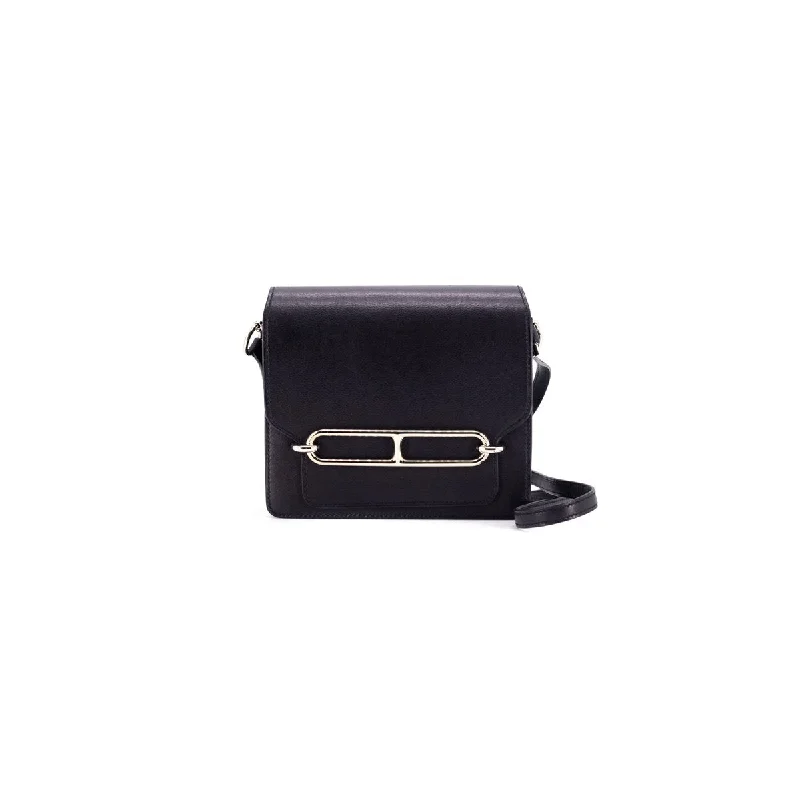 Compact Hermes Herbag Zip for Effortless CarryingHermes Roulis Mini 18 Noir - A Stamp