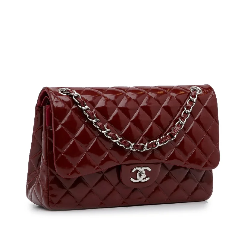 Chanel Handbag with Adjustable Strap for ComfortChanel Jumbo Classic Patent Double Flap (Nqpvs3)