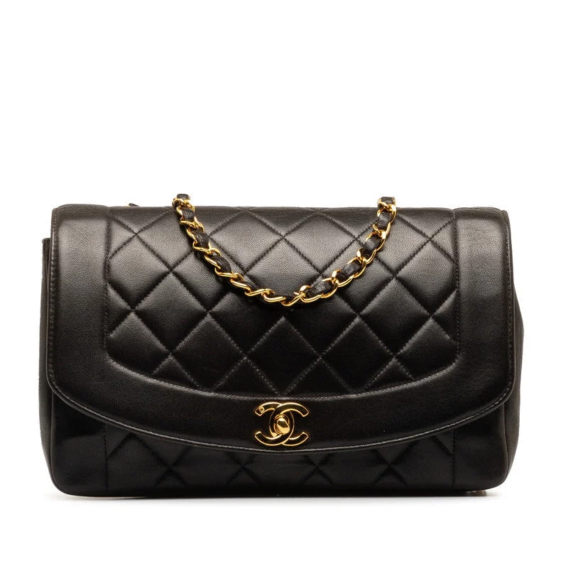 Chanel New Arrival Handbag with Gold HardwareChanel Matrace Dianaflap Chain Shoulder Bag Black G   Chanel