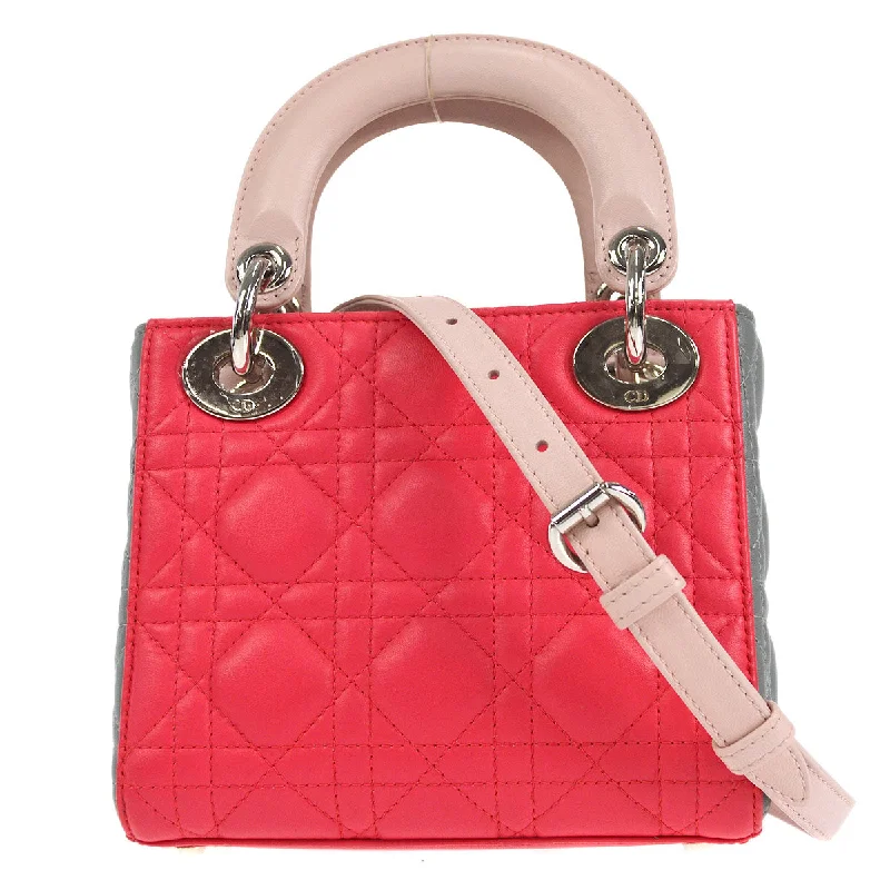 Christian Dior tote bags with a printed Dior logo on the frontCHRISTIAN DIOR 2014 Lady Dior Bag Mini 48263