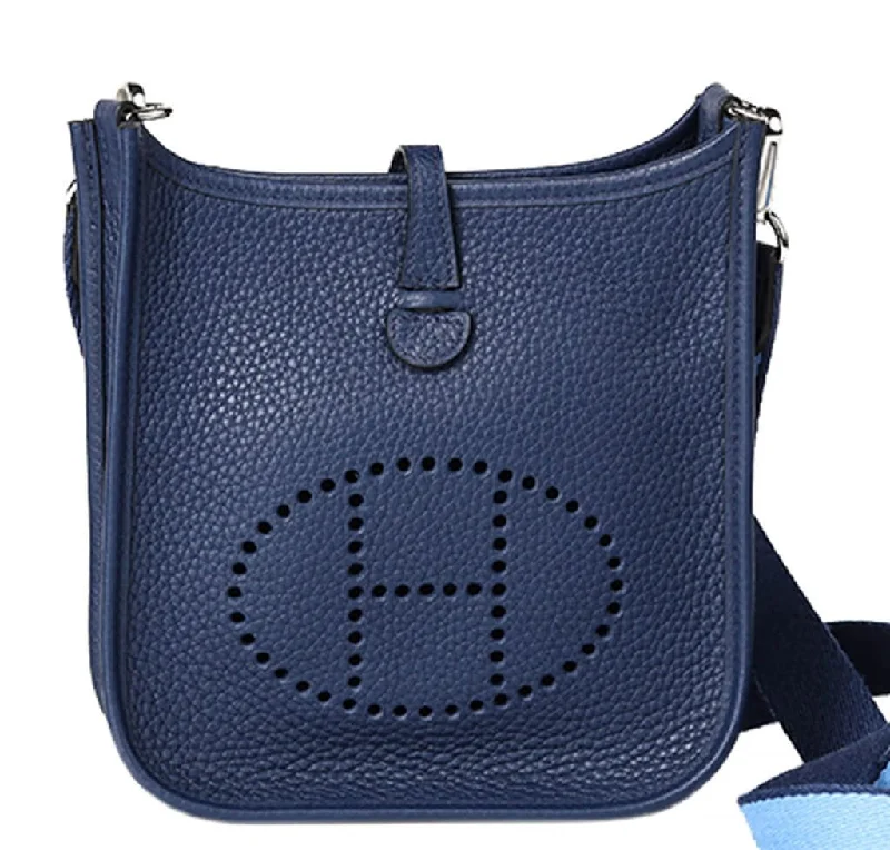 Affordable Replica - Quality Hermes - Inspired BagsHermès Evelyne Mini Bag Bleu Saphir Togo