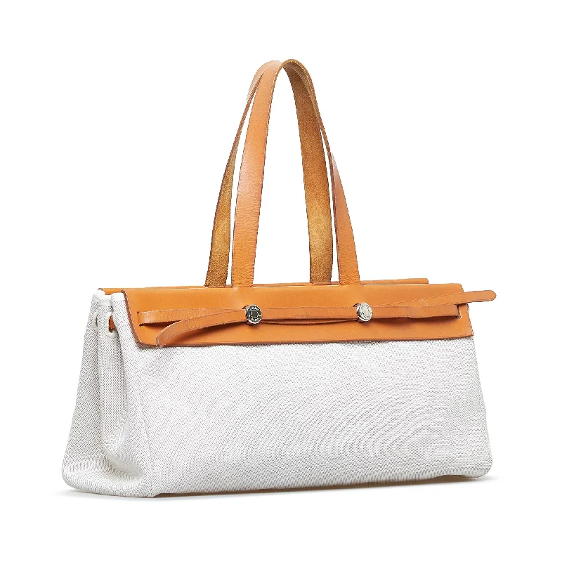 Hermes Bags with Interior Dividers and OrganizersHermes Herbag Cabas Toile MM (SHG-k7AfoD)