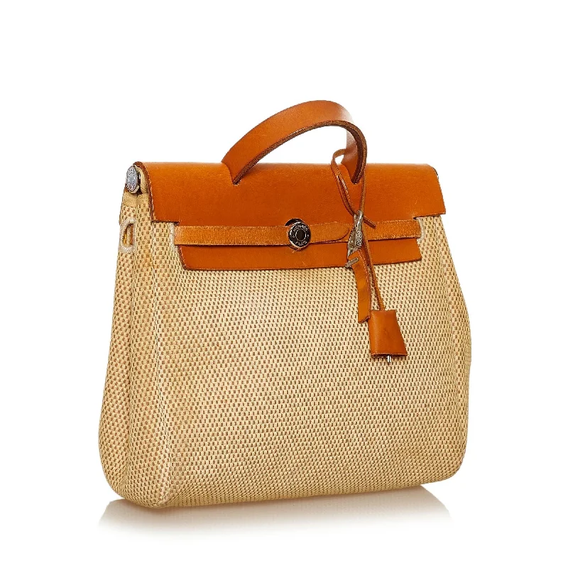 Sporty - Inspired Hermes Bags for Active LifestylesHermes Herbag Canvas Backpack (SHG-29550)