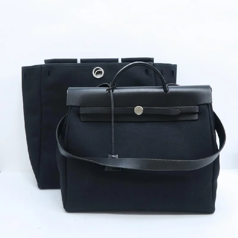 Hermes Constance Bags in Limited - Edition ColorwaysHermès Herbag Gm Black Canvas Tote