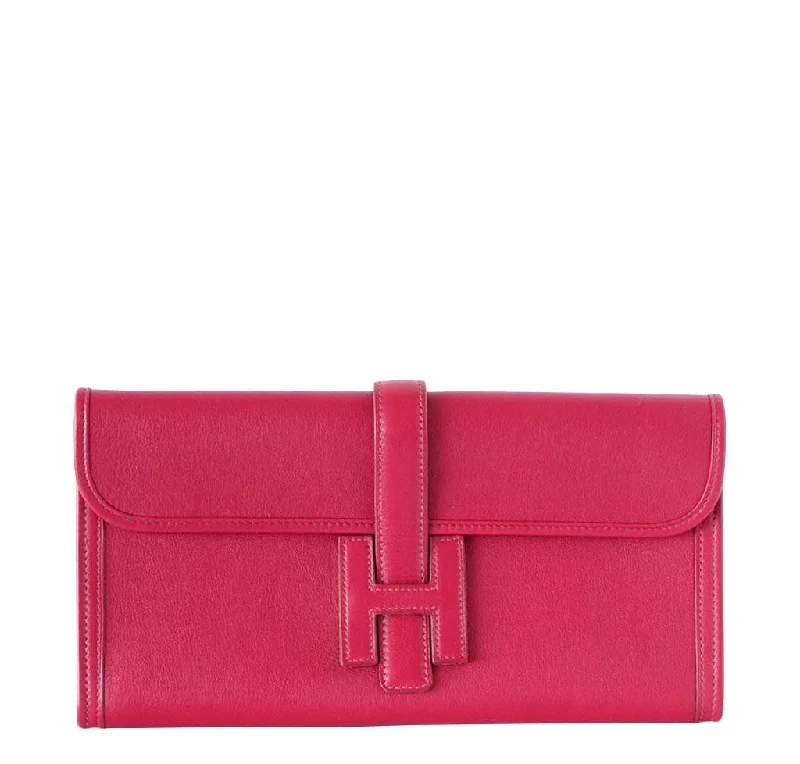 Trendy Hermes Bolide Bags in Metallic FinishesHermès Jige 29 Rubis Clutch Bag