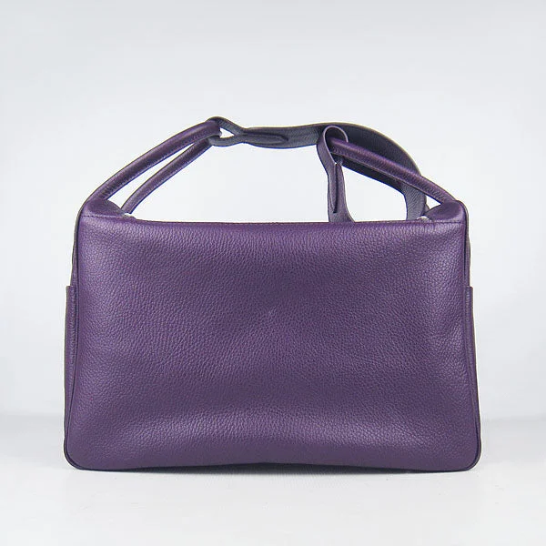 Water - Resistant Hermes Beach Bags for Summer FunHermes Lindy 34cm handbag 6208 purple Silver