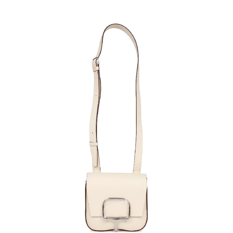 Compact and Portable Hermes Belt Bags for On - the - GoHermes Mini Della Cavallera Nata Epsom Palladium Hardware