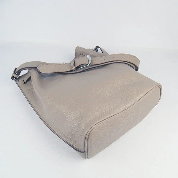 Hermes Evelyne Bags with Adjustable Shoulder StrapsHermes Nappa Leather Shoulder Bag H2804 grey Silver