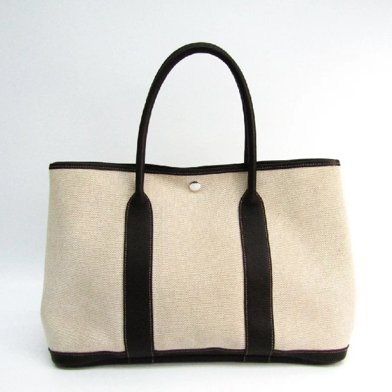 Ergonomic Hermes Etain Bags for Comfortable CarryingHermes Natural/Brown Canvas Garden Party 36 Tote (SHA19050)