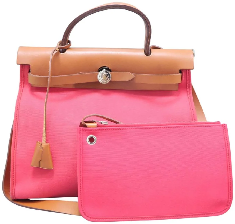 Exquisite Hermes Picotin Bags for Everyday EleganceHermès Shoulder Bag Herbag Zip 31 Rosepink Canvas Satchel