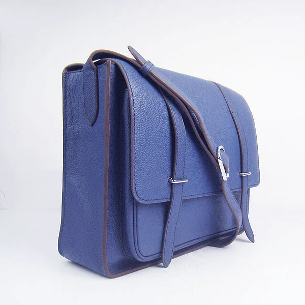 Pattern - Mixing Hermes Bags for a Trendy and Edgy LookHermes Steve Ladies Shoulder Bag Blue