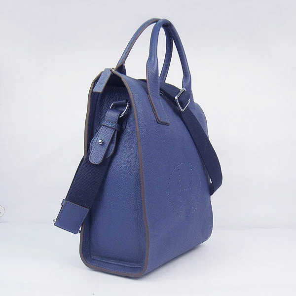 Hermes Bags with Adjustable and Padded Shoulder StrapsHermes Toolbox 8076 Mens Cow Leather Blue