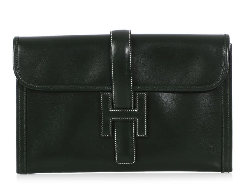 Sustainable and Ethical Hermes Bags for Conscious ConsumersHermès Green Box Leather Jigé PM