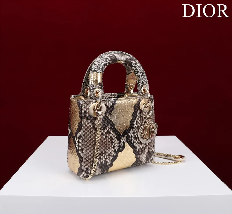 Christian Dior handbags with a snap - button closure and a decorative buckleWF - Dior Bag - 193