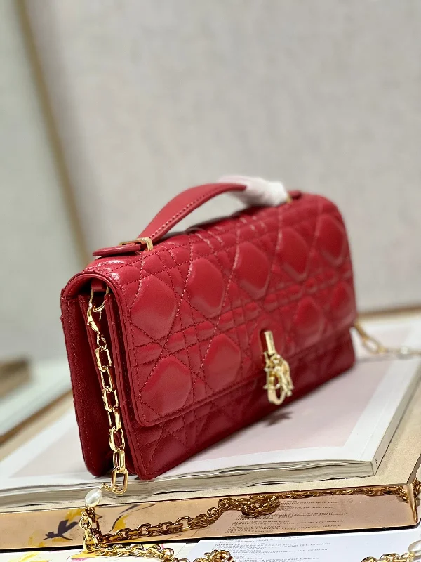 Luxury Christian Dior crossbody bags with a chain - link strapWF - Dior Bag - 211