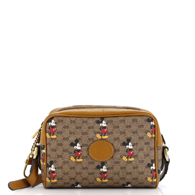 Contemporary Christian Dior handbags with a unique shapeDisney Mickey Mouse Shoulder Bag Printed Mini GG Coated Canvas Mini