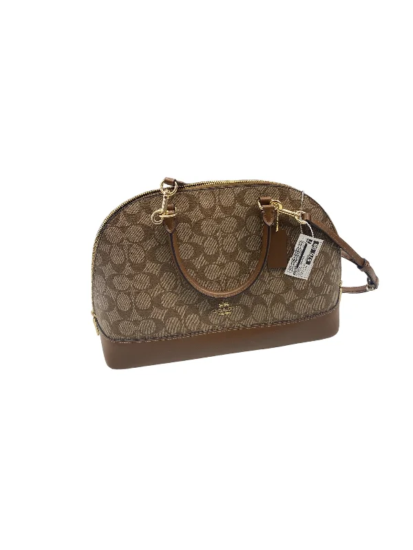 Coach Borough bags with a contrast - stitched handle for a unique lookHandbag Designer By Coach  Size: Medium