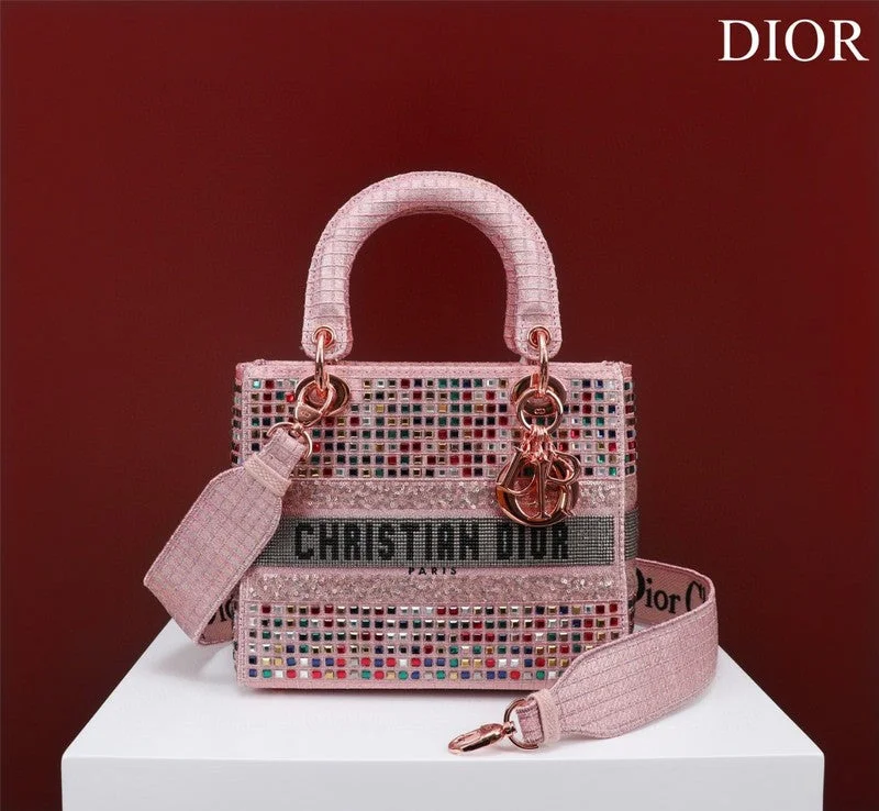 Christian Dior tote bags with a printed Dior logo on the frontDior Bag