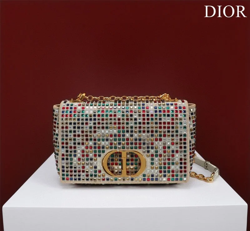 Christian Dior handbags with a snap - button closure and a decorative buckleDior Bag